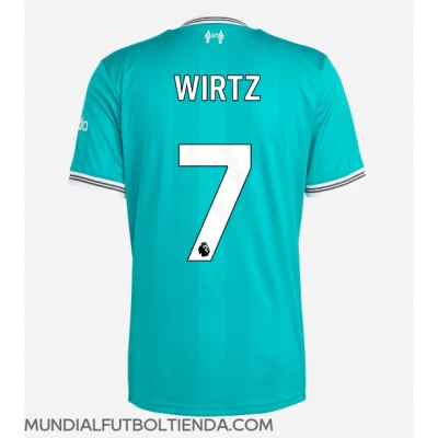 Camiseta Liverpool Florian Wirtz #7 Tercera Equipación Replica 2025-26 mangas cortas Camiseta Liverpool Florian Wirtz #7 Tercera Equipación Replica 2025-26 mangas cortas